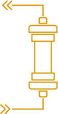 Photo de cartouche d’adsorption